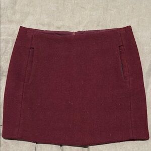 Elegant Burgundy Skirt